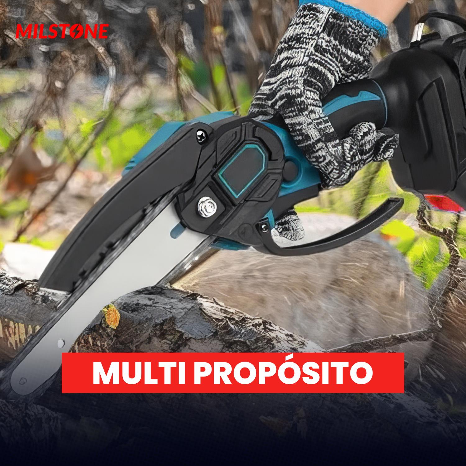 MOTOSIERRA INALÁMBRICA 4 PULGADAS BATERIA 2 EN 1 48V - 9
