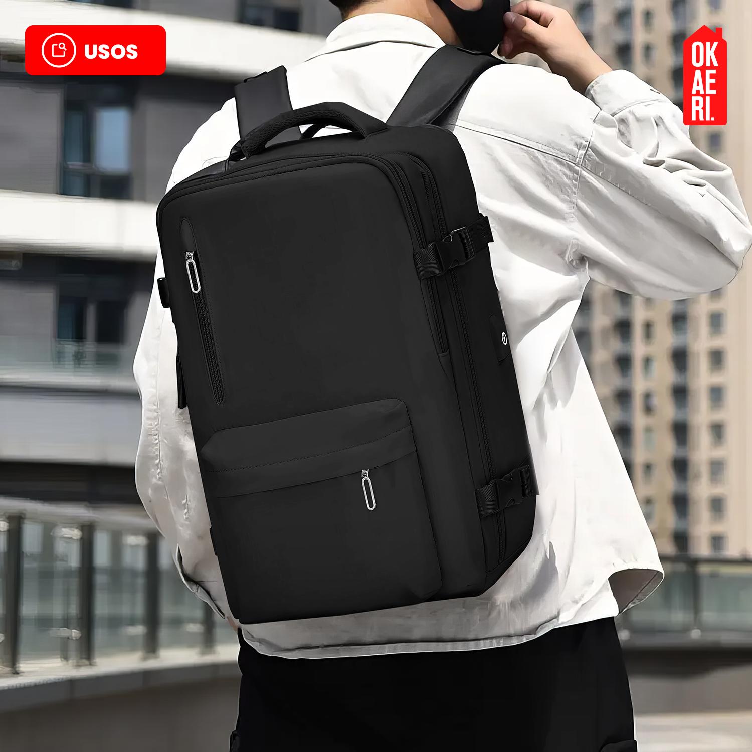 MOCHILA DE VIAJE IMPERMEABLE AVION APROBADO CAPACIDAD DE 40L TAMAÑO MEDIANA - 9