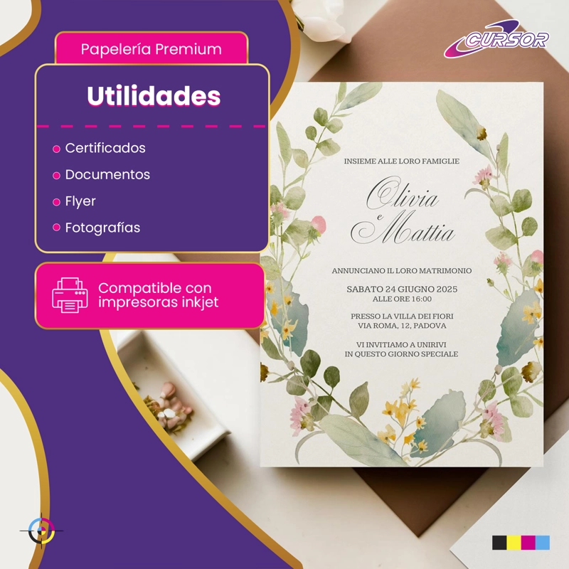 CARTULINA OPALINA 180 GR LISA EXTRA BLANCA CARTA 100 HOJAS - 5