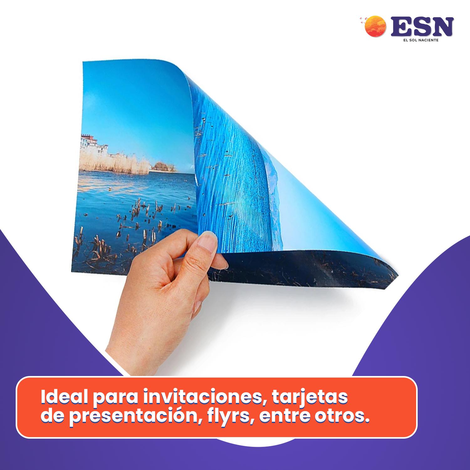 PAPEL FOTOGRÁFICO ESN DOBLE FAZ MATTE A4 140GR 50HJS - 5