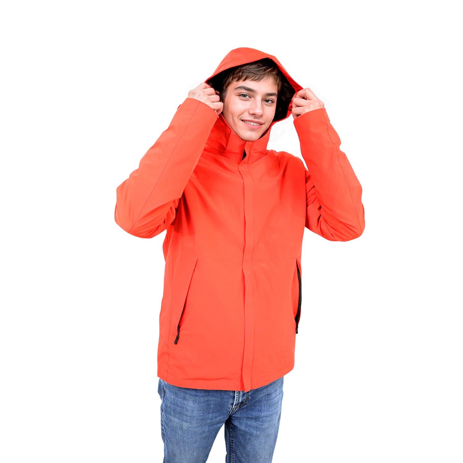 CHAQUETA CORTAVIENTO IMPERMEABLE OUTDOOR HOMBRE - 1