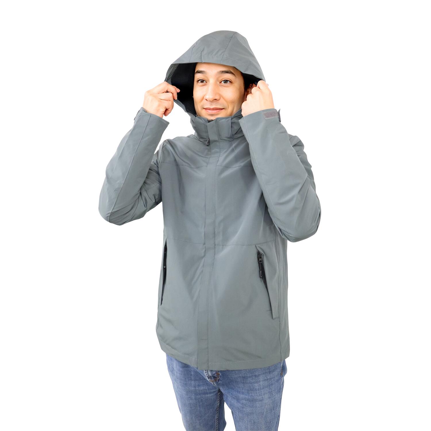 CHAQUETA CORTAVIENTO IMPERMEABLE OUTDOOR HOMBRE - 1