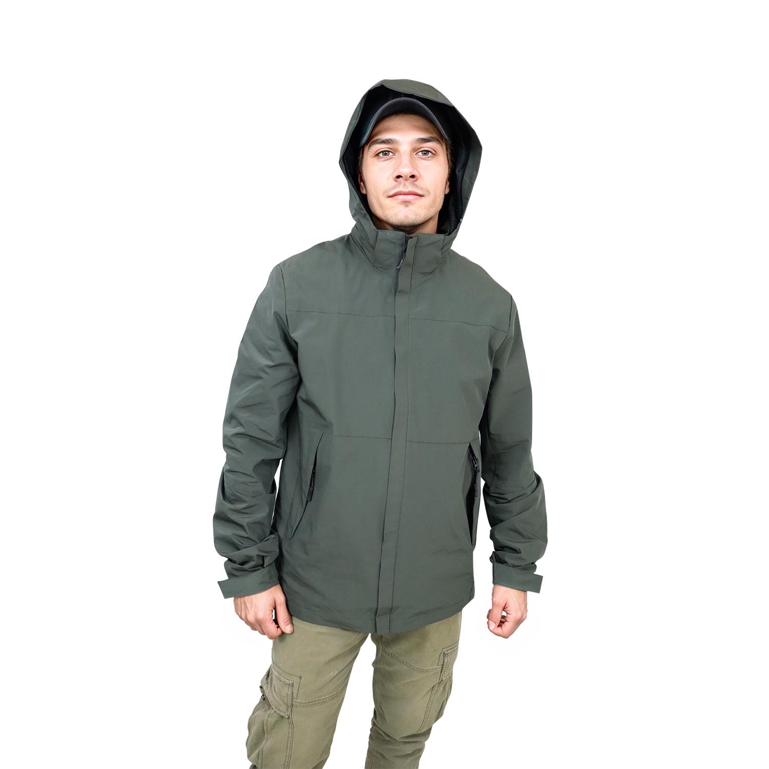 CHAQUETA CORTAVIENTO IMPERMEABLE OUTDOOR HOMBRE - 1