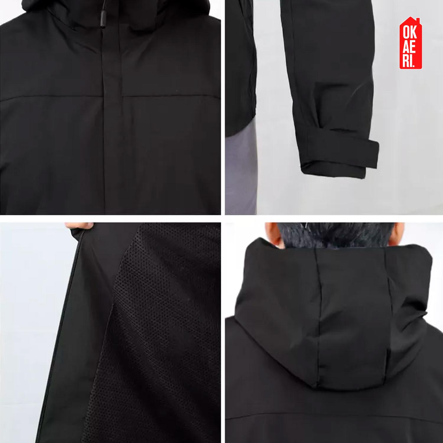 CHAQUETA CORTAVIENTO IMPERMEABLE OUTDOOR HOMBRE - 5