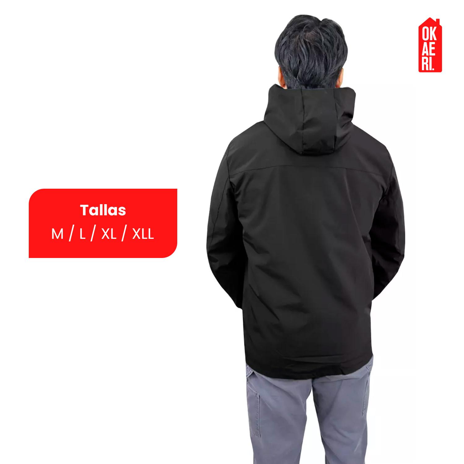 CHAQUETA CORTAVIENTO IMPERMEABLE OUTDOOR HOMBRE - 7