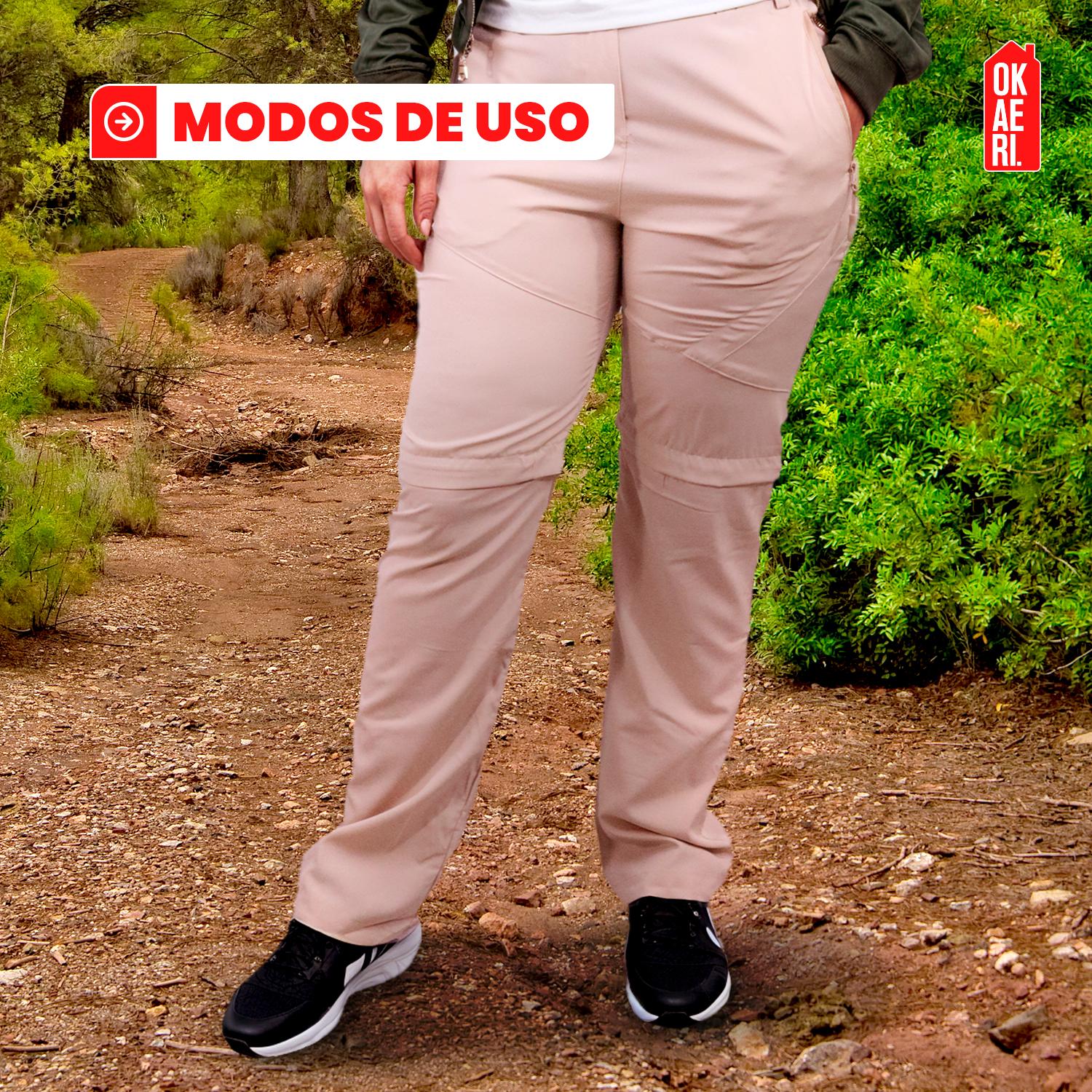 PANTALON TREKKING SECADO RAPIDO DESMONTABLE MUJER - 6