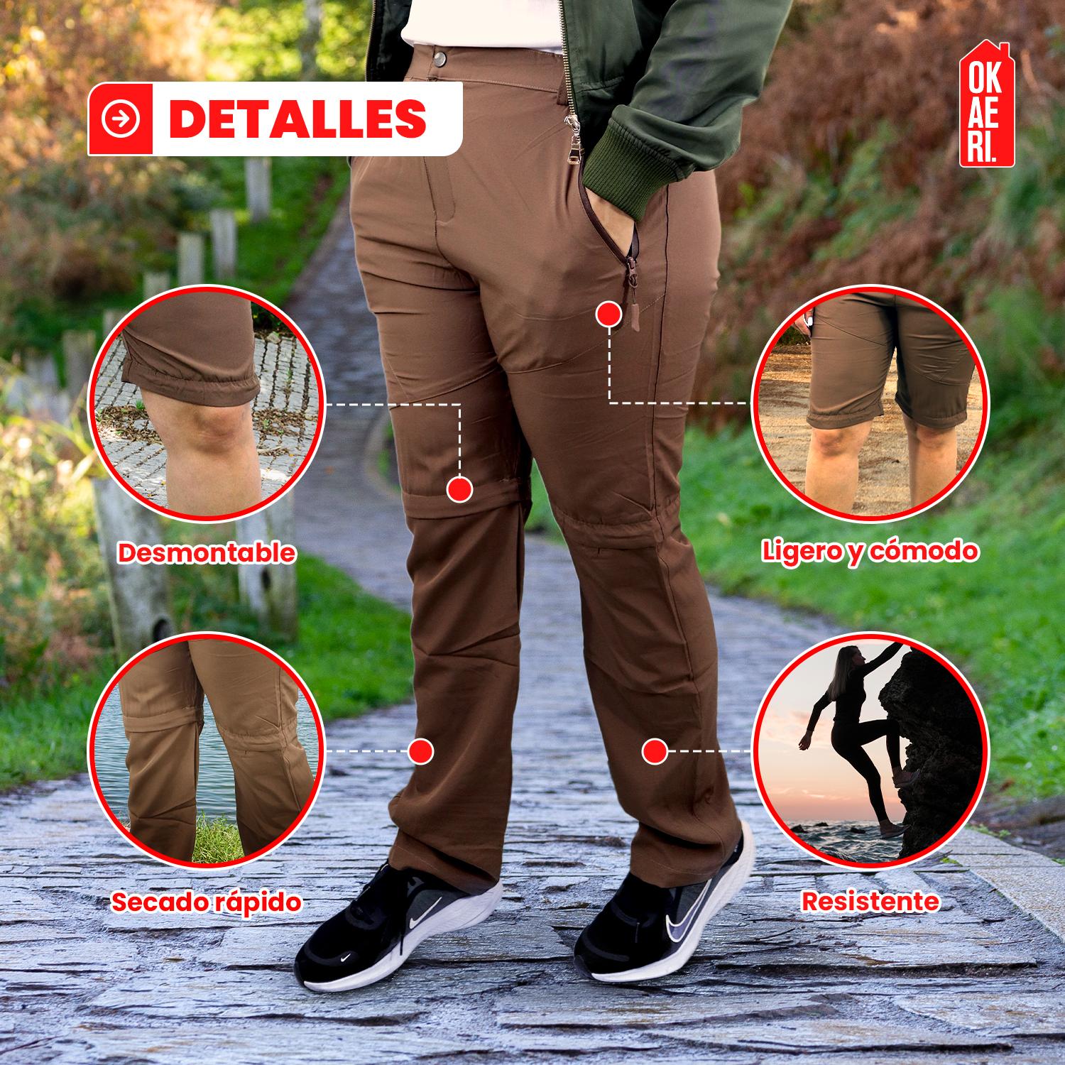 PANTALON TREKKING SECADO RAPIDO DESMONTABLE MUJER - 8