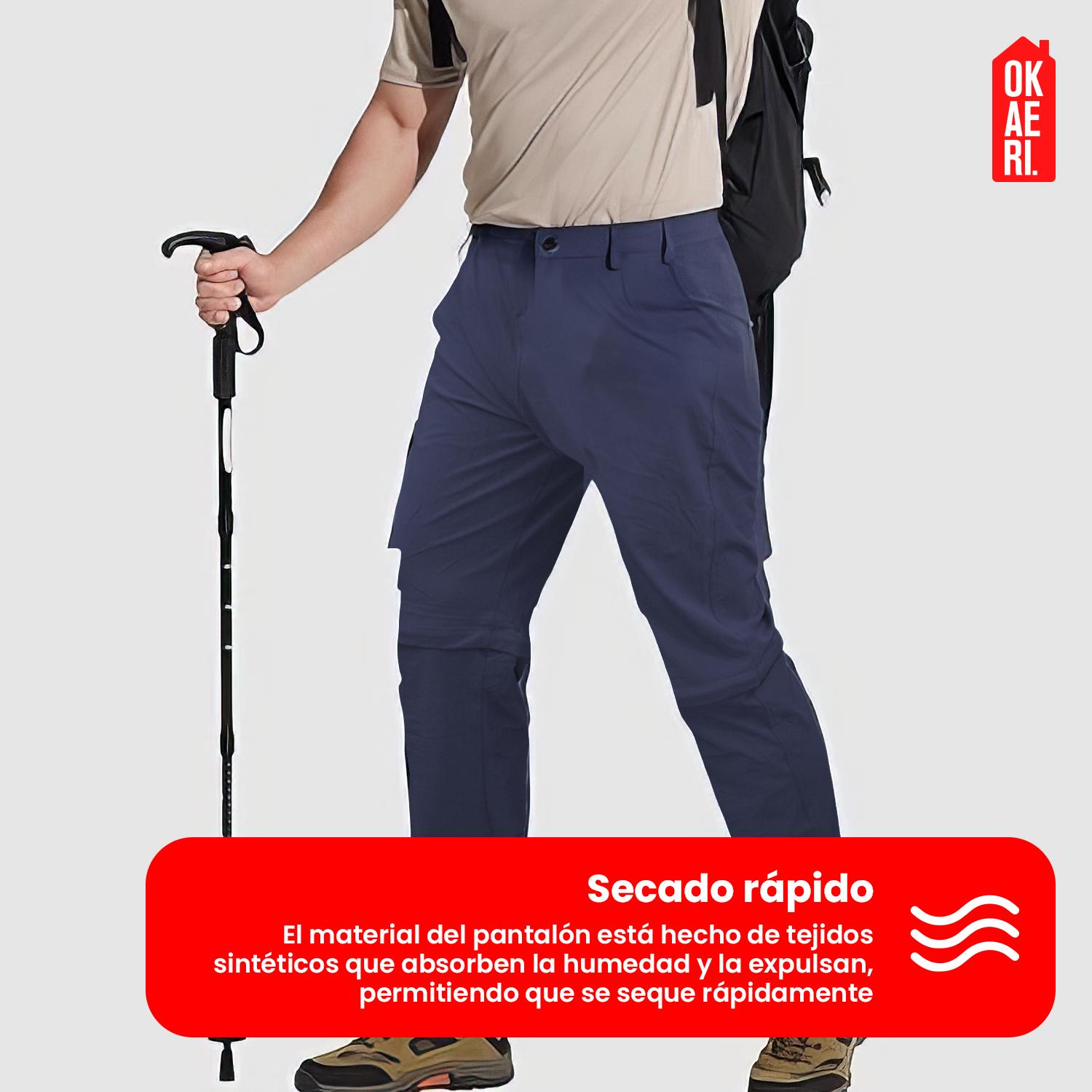 PANTALON TREKKING SECADO RAPIDO DESMONTABLE HOMBRE - 4