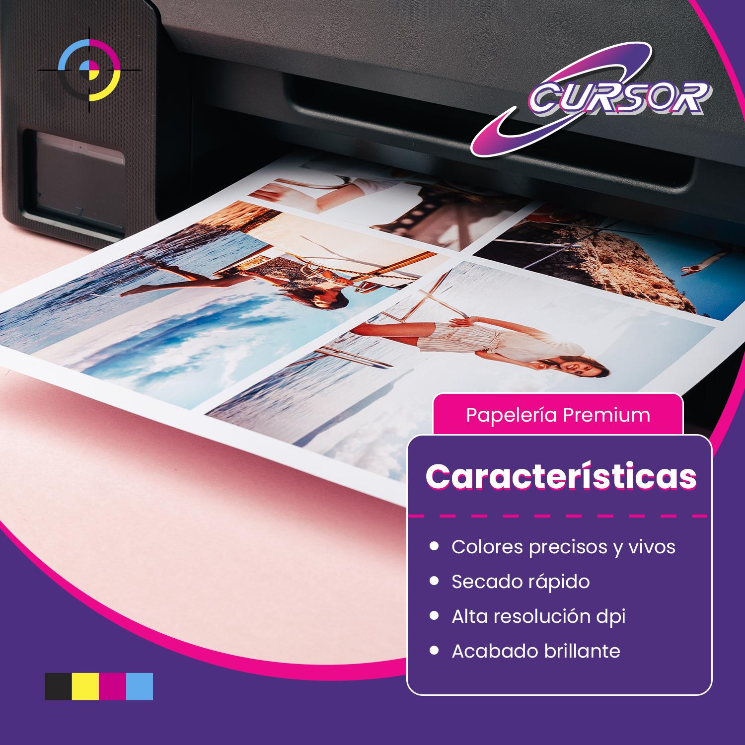 PACK 500 HJS PAPEL FOTOGRAFICO GLOSSY A4 180GR - 6
