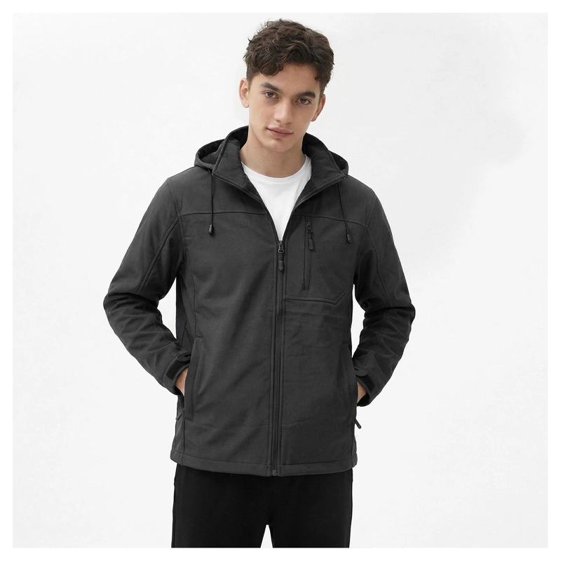CHAQUETA SOFTSHELL TERMICO CON MICROPOLAR CORPORATIVO HOMBRE - 1