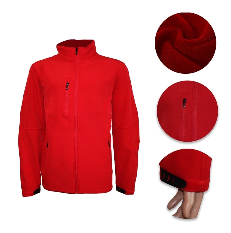 CHAQUETA SOFTSHELL TERMICO CON MICROPOLAR CORPORATIVO HOMBRE - 6