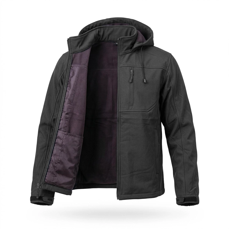 CHAQUETA SOFTSHELL TERMICO CON MICROPOLAR CORPORATIVO HOMBRE - 8