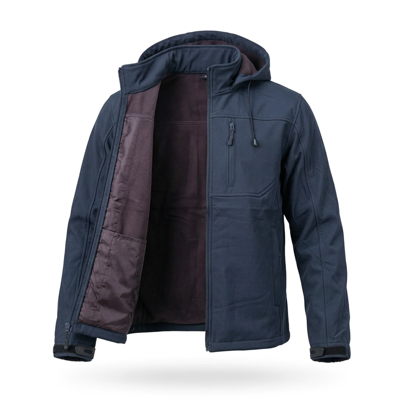 CHAQUETA SOFTSHELL TERMICO CON MICROPOLAR CORPORATIVO HOMBRE - 9