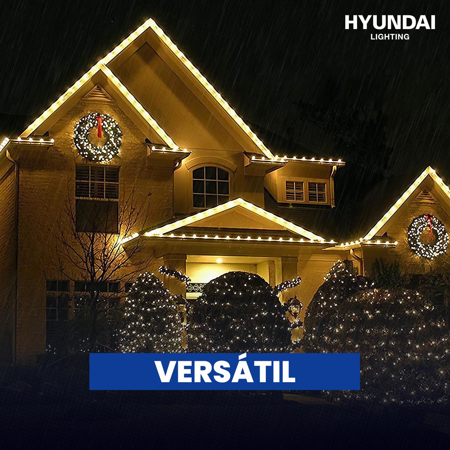 GUIRNALDA SOLAR LUCES HADA DECORATIVA 10MTS CALIDA - 5