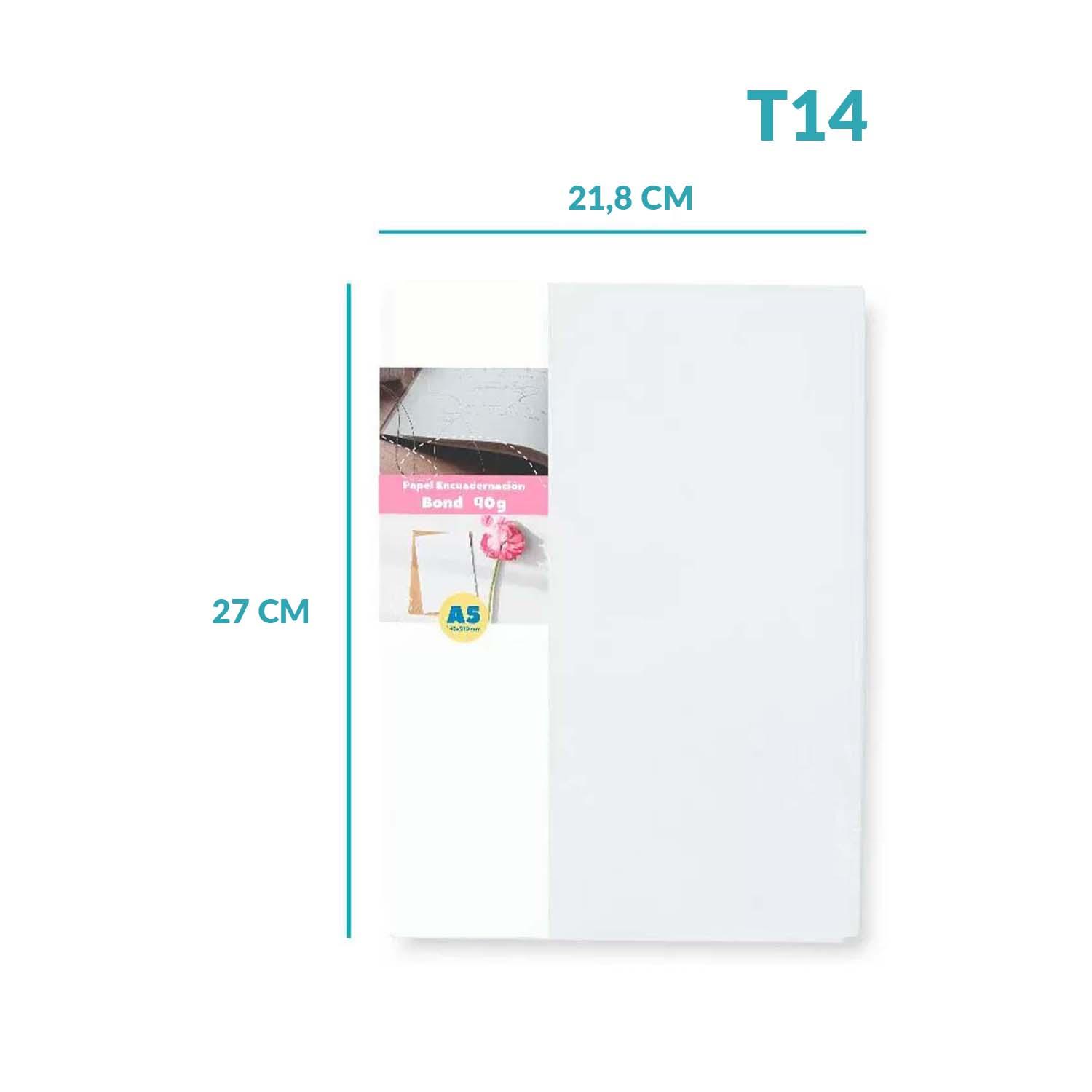 RESMA PAPEL BOND T14 90G 500H - CURSOR TAMAÑO T14 - 3