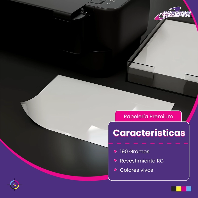 PAPEL FOTOGRAFICO PREMIUM RC 190GR 20H - CURSOR - 4