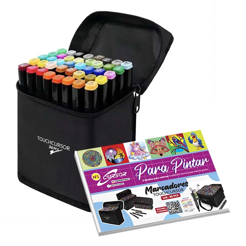 MARCADORES DOBLE PUNTA TOUCH 36 PCS - 1