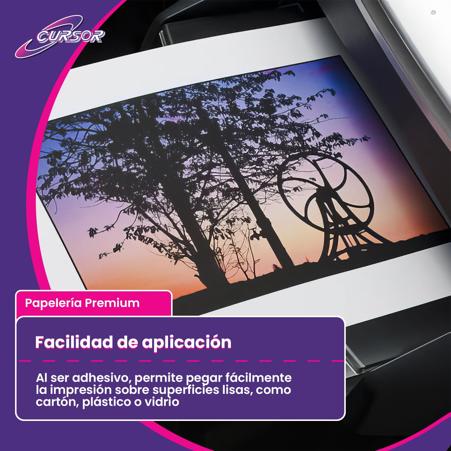 PAPEL ADHESIVO FOTOGRAFICO ANTIOXIDO A4/115G/100 HJS - 7