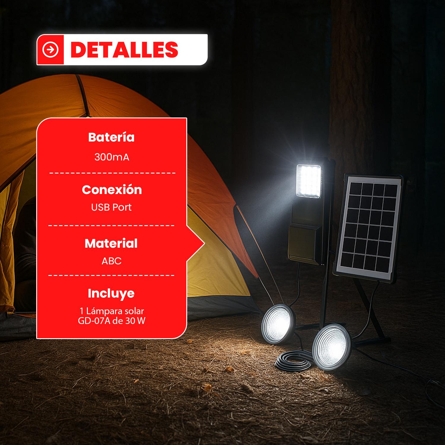 REFLECTOR SOLAR 30 WATTS 3 EN 1 - 2