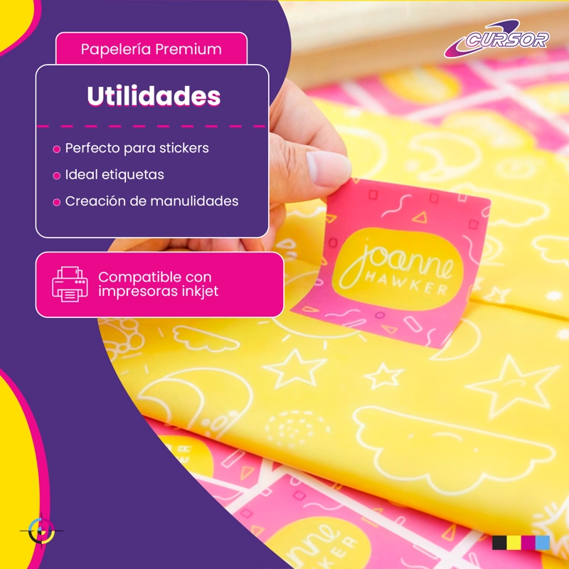 PAPEL ADHESIVO GLOSSY ANTIOXIDO A4 135GR 250HJS - 4