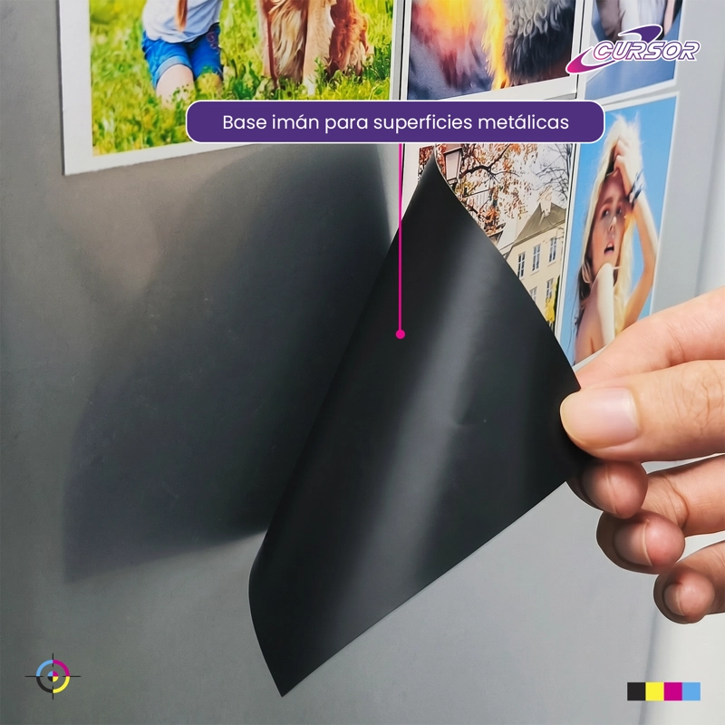 PAPEL FOTOGRAFICO GLOSSY MAGNE TICO IMANTADO 5HOJAS A4 CURSOR - 5