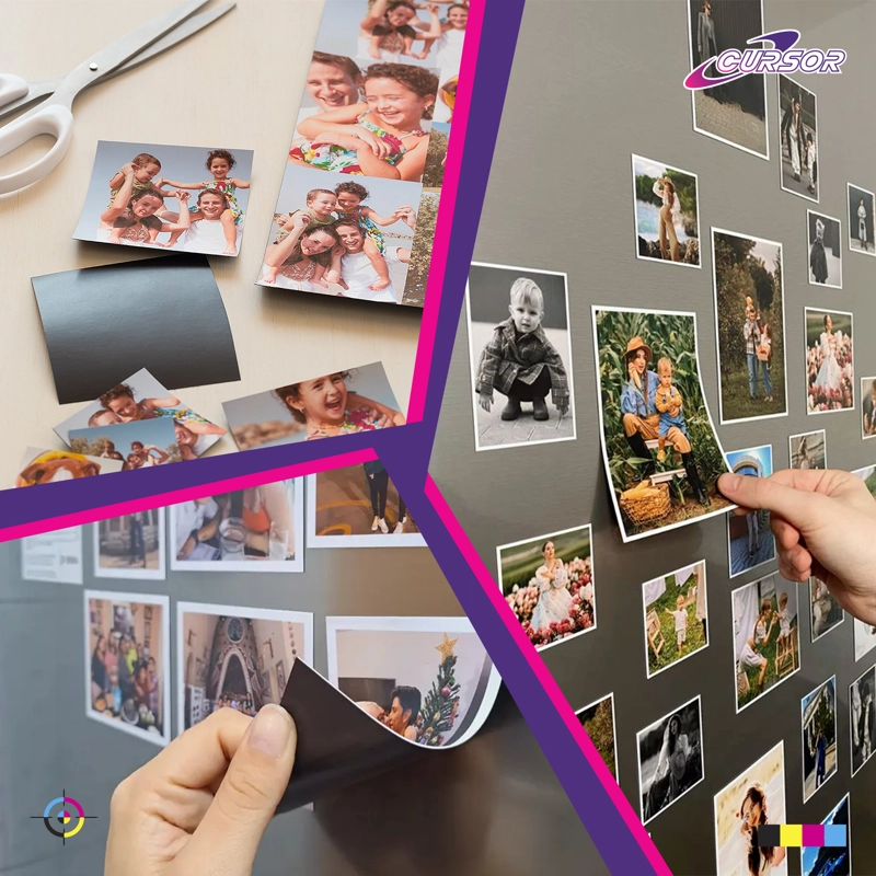 PAPEL FOTOGRAFICO GLOSSY MAGNE TICO IMANTADO 5HOJAS A4 CURSOR - 7