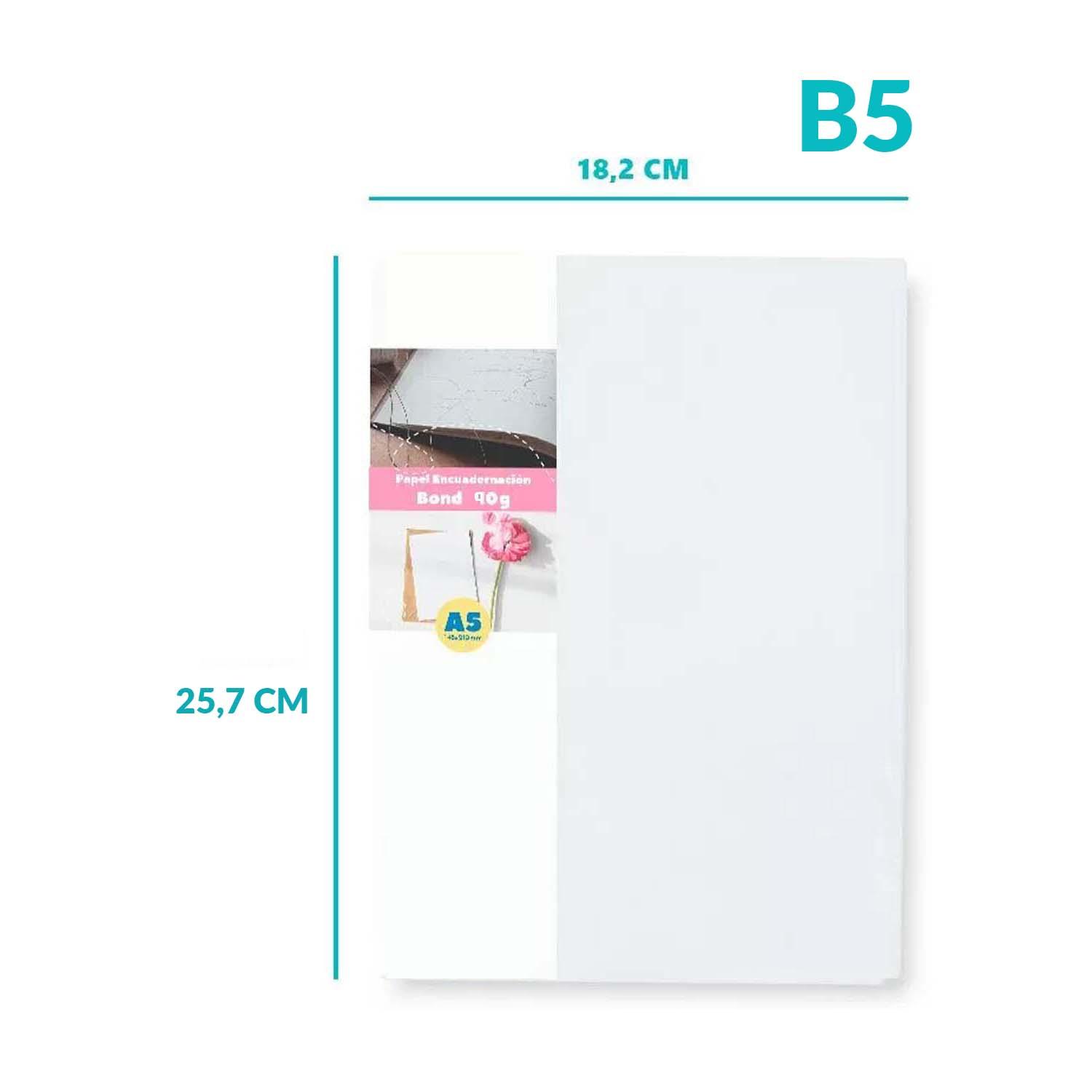 RESMA PAPEL BOND B5 90G 500H - CURSOR - 2