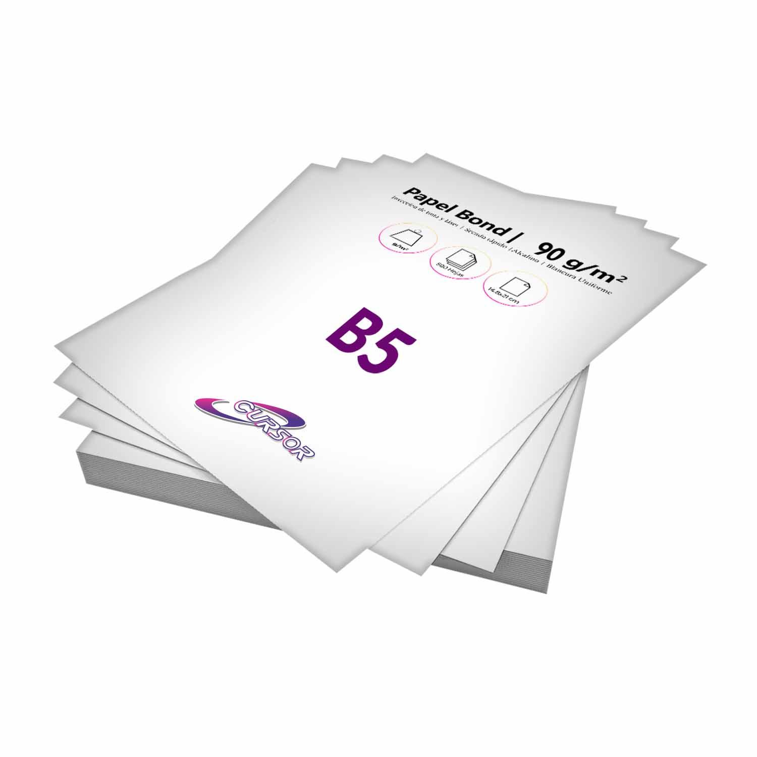 RESMA PAPEL BOND B5 90G 500H - CURSOR - 7
