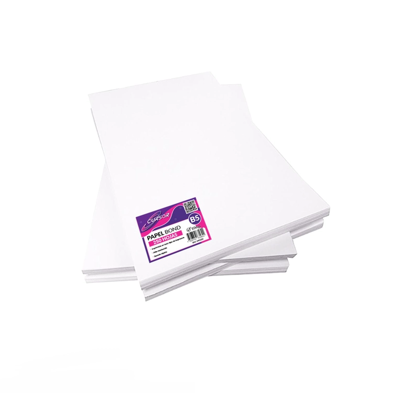 250 HOJAS PAPEL 6 BOND BLANCO B5 106GR HOJAS AGENDA - 1