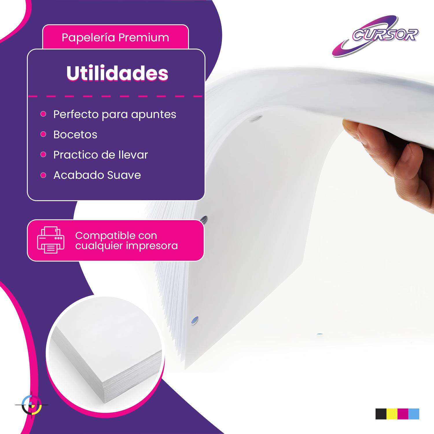 250 HOJAS PAPEL 6 BOND BLANCO B5 106GR HOJAS AGENDA - 9