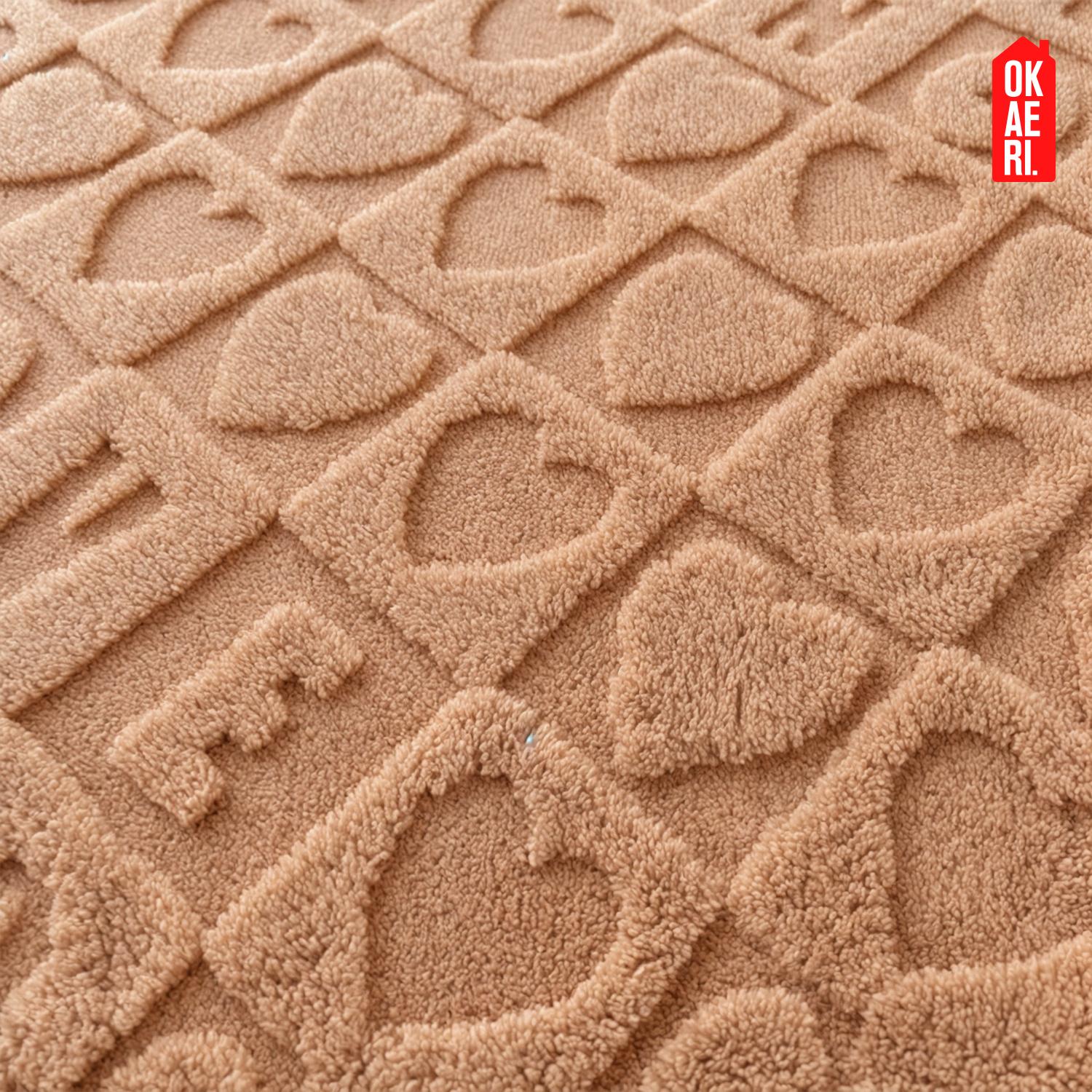 MANTA DISEÑO CORAZON CON CHIPORRO 2 PLAZAS OKAERI TAMAÑO 2 PLAZAS - 7