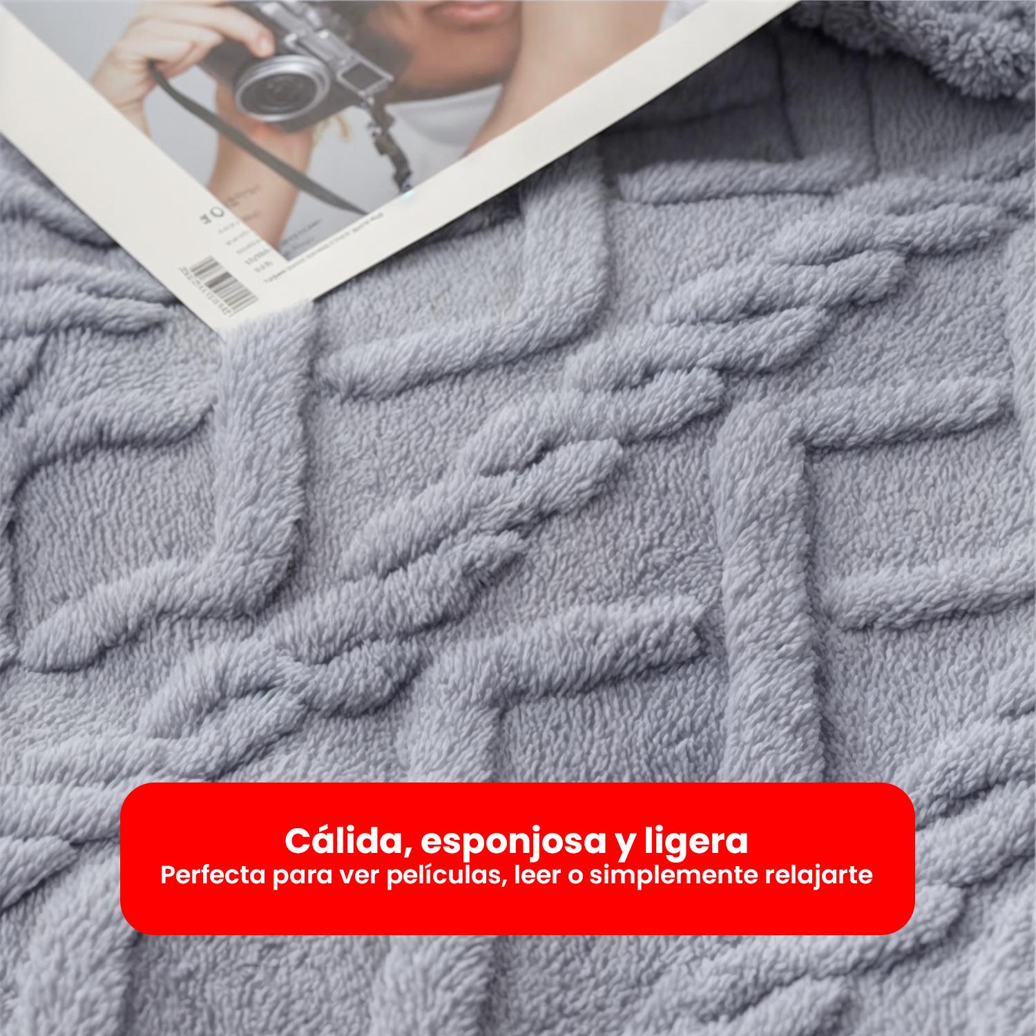 CUBRE CAMA TRENZADO CON CHIPORRO 2 PLAZAS TAMAÑO 2 PLAZAS - 3