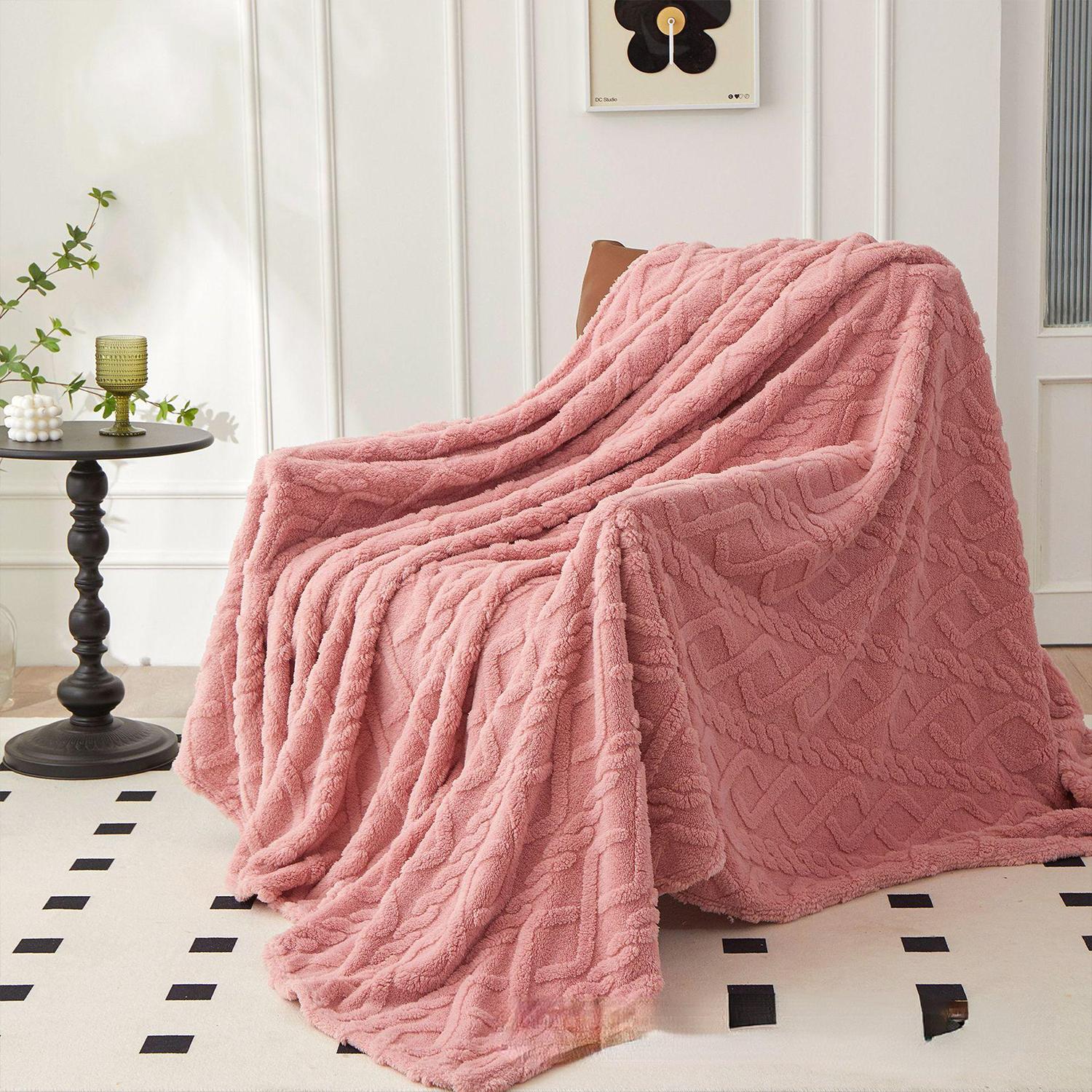 CUBRE CAMA TRENZADO CON CHIPORRO 2 PLAZAS TAMAÑO 2 PLAZAS - 8