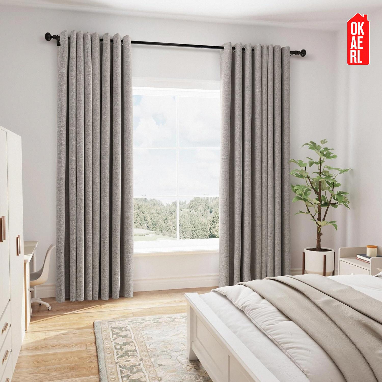 CORTINA BLACKOUT PREMIUM 1 PAÑO TEXTURA LINO SIN ENGOMADO 135X220 - 3