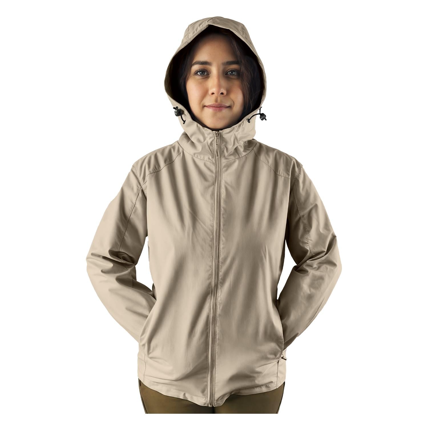 CHAQUETA CORTAVIENTO IMPERMEABLE CON MALLA ULTRALIGERA MUJER - 1