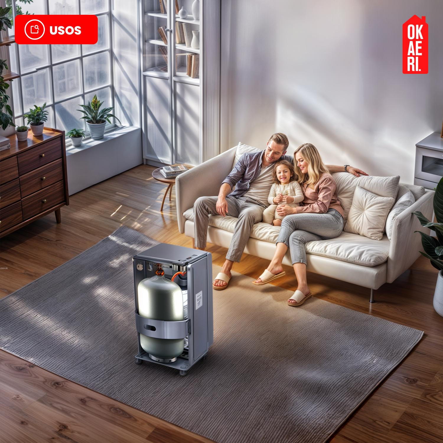 ESTUFA A GAS PLEGABLE 11-15KG OKAERI - 9