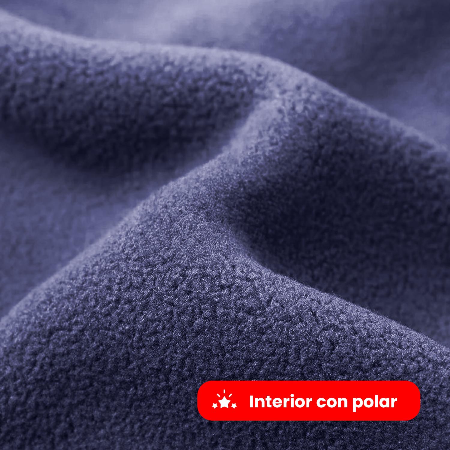 CHAQUETA SOFTSHELL TERMICA IMPERMEABLE CON MICROPOLAR HOMBRE - 3