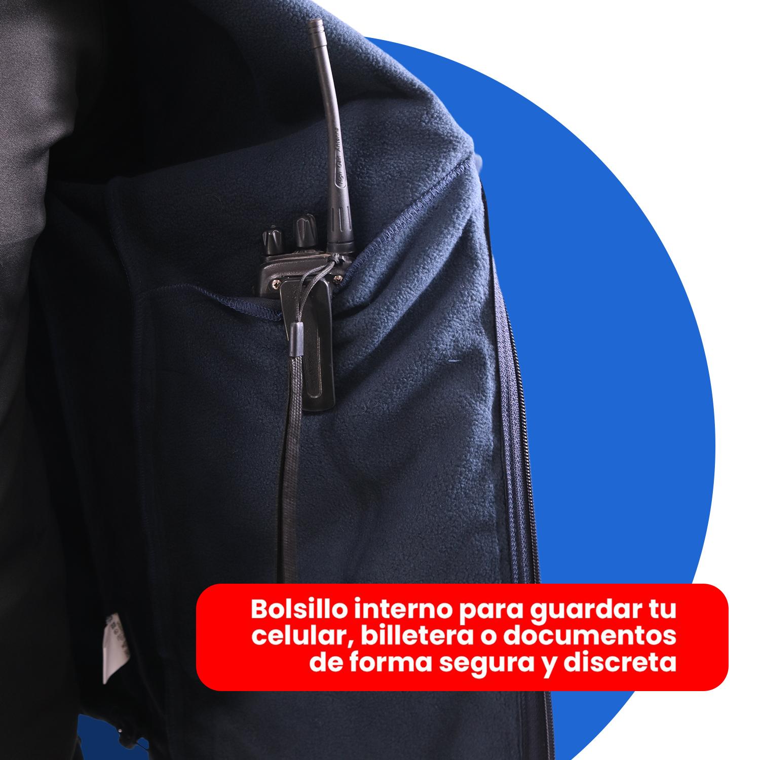 CHAQUETA SOFTSHELL TERMICA IMPERMEABLE CON MICROPOLAR HOMBRE - 6