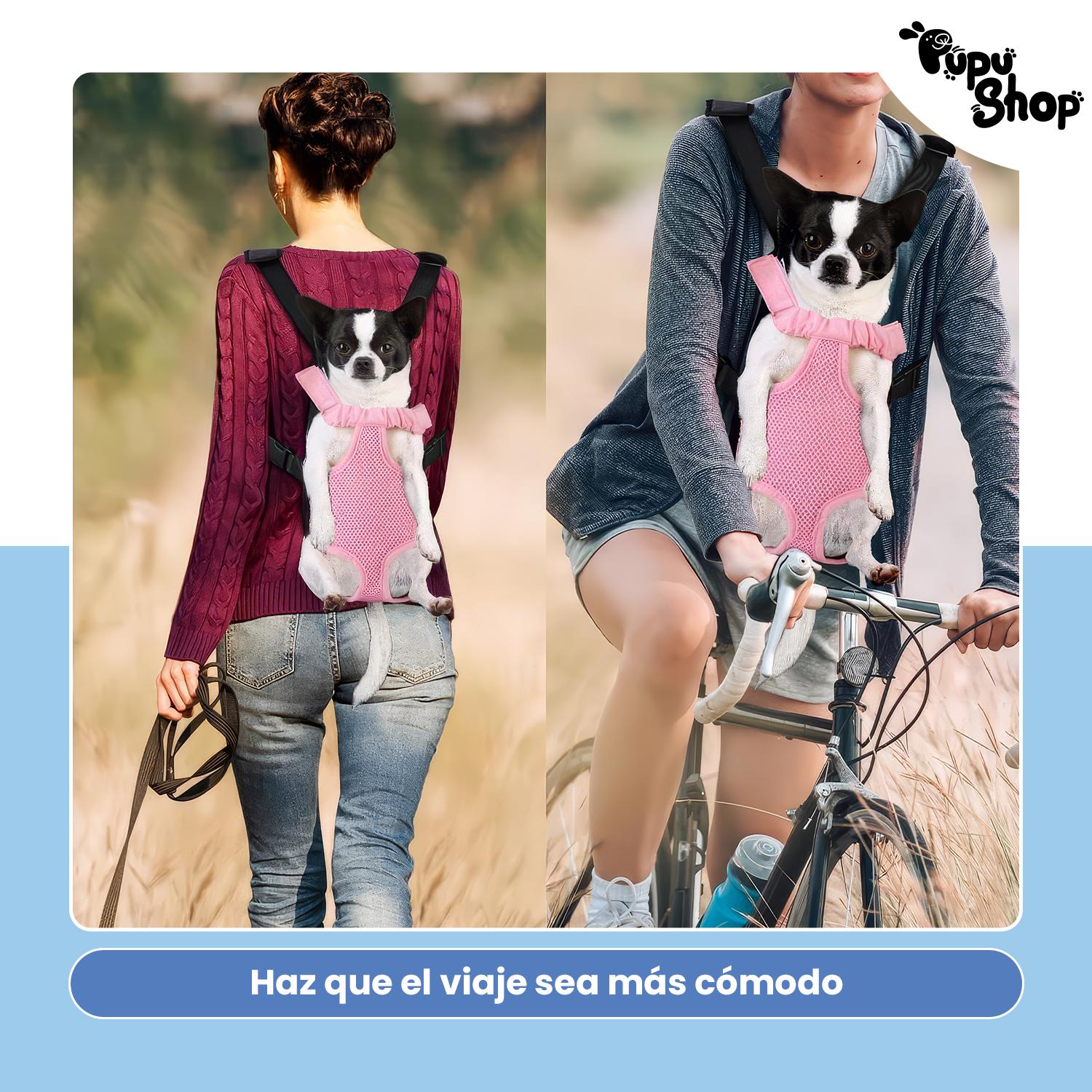 BOLSO CANGURO MORRAL TRANSPORTE MASCOTA - 5
