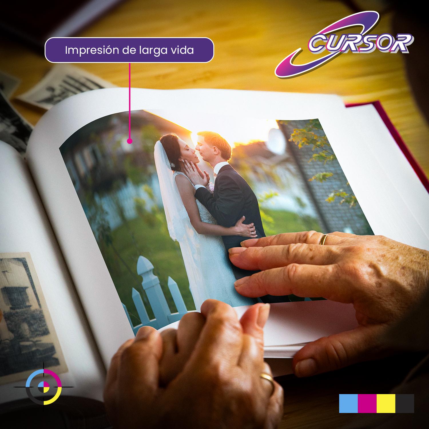 PAPEL FOTOGRAFICO DOBLE FAZ GLOSSY CURSOR A4 230 GR 50 HJS - 6