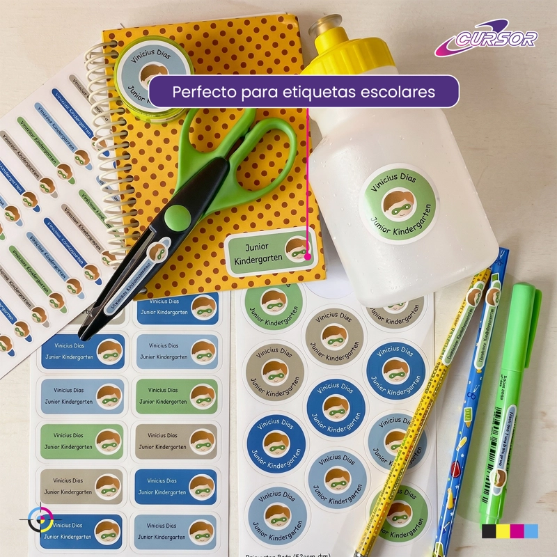PAPEL FOTOGR ADHESIVO 135G A4 GLOSSY PACK 300 HJS - 8