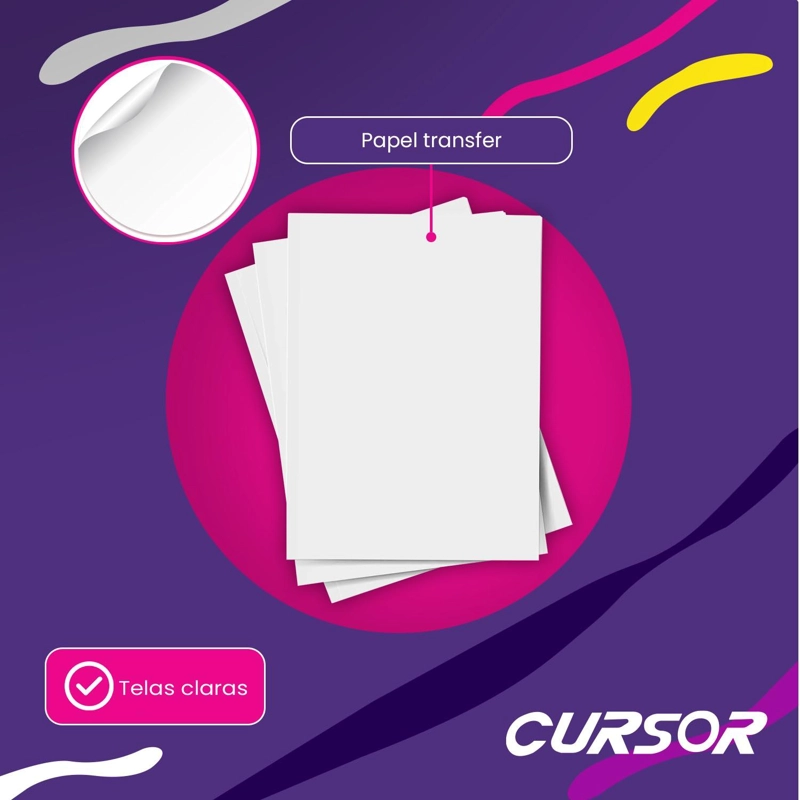 PAPEL TRANSFER TELAS CLARAS 10 HOJAS A4 CURSOR - 3