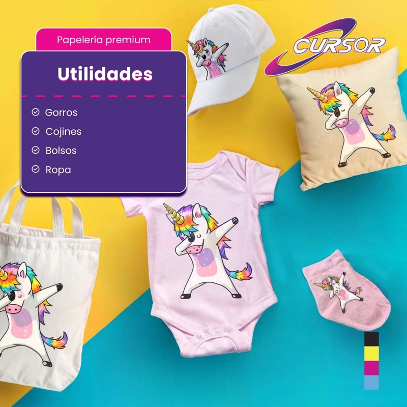 PAPEL TRANSFER TELAS CLARAS 10 HOJAS A4 CURSOR - 4