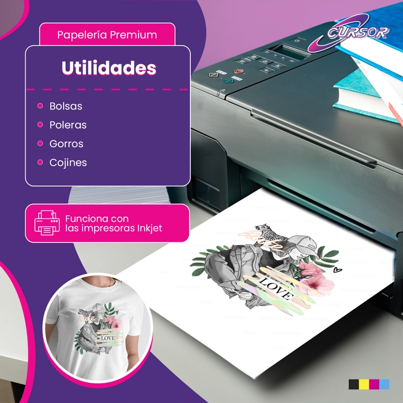 PAPEL TRANSFER TELAS CLARAS 30 HOJAS - 3