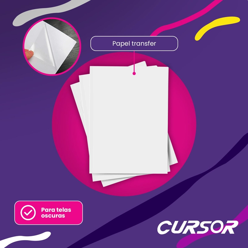 PAPEL TRANSFER PREMIUM TELAS OSCURAS 30HOJAS ENVIO INC. - 3