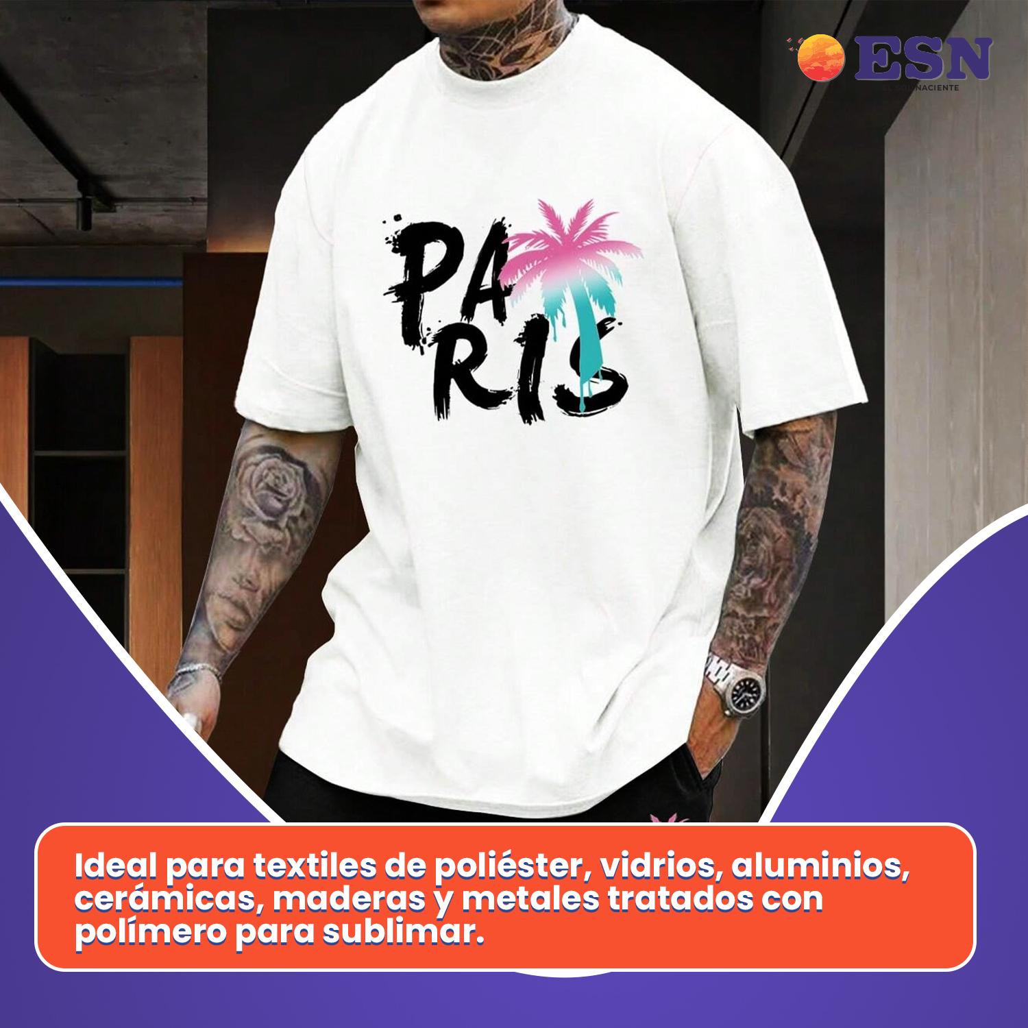 PAPEL SUBLIMACION SECADO RAPIDO AMARILLO A4 100GR 100H ESN - 7