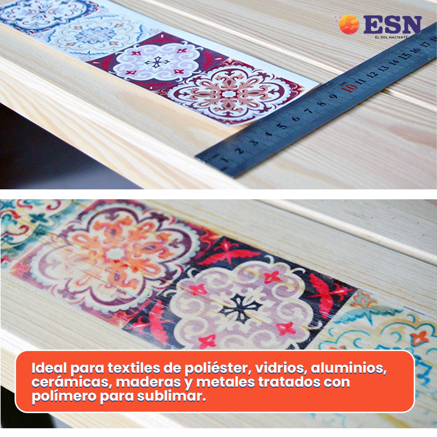 PAPEL SUBLIMACION SECADO RAPIDO AMARILLO A4 100GR 100H ESN - 9
