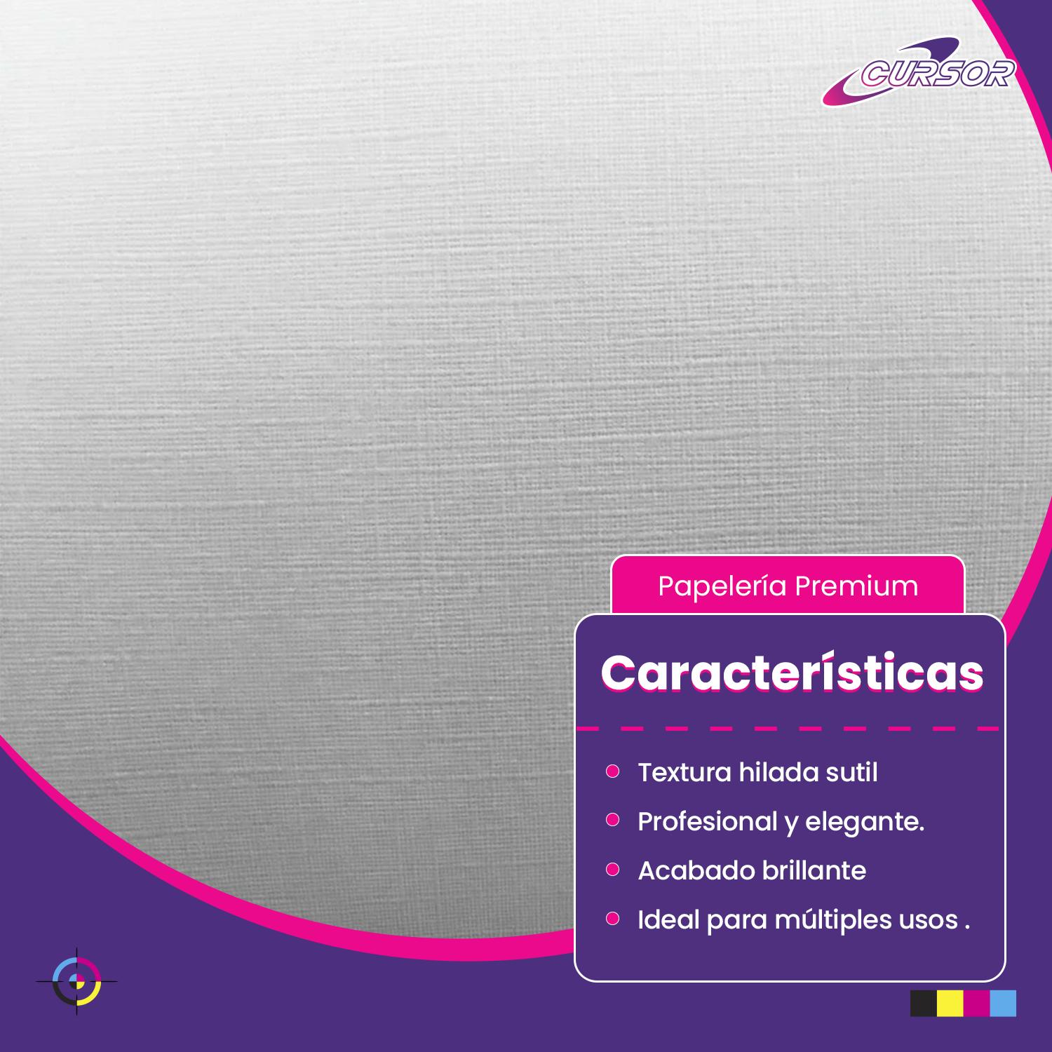 PAPEL OPALINA TEXTURA BRILLANTE DOBLE FAZ HILADA 230G 50H A4 - 4