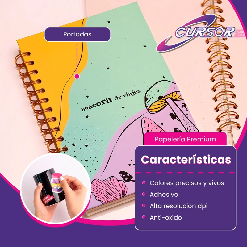 PAPEL ADHESIVO GLOSSY ANTIOXIDO A4/135G/50 HOJAS - 5