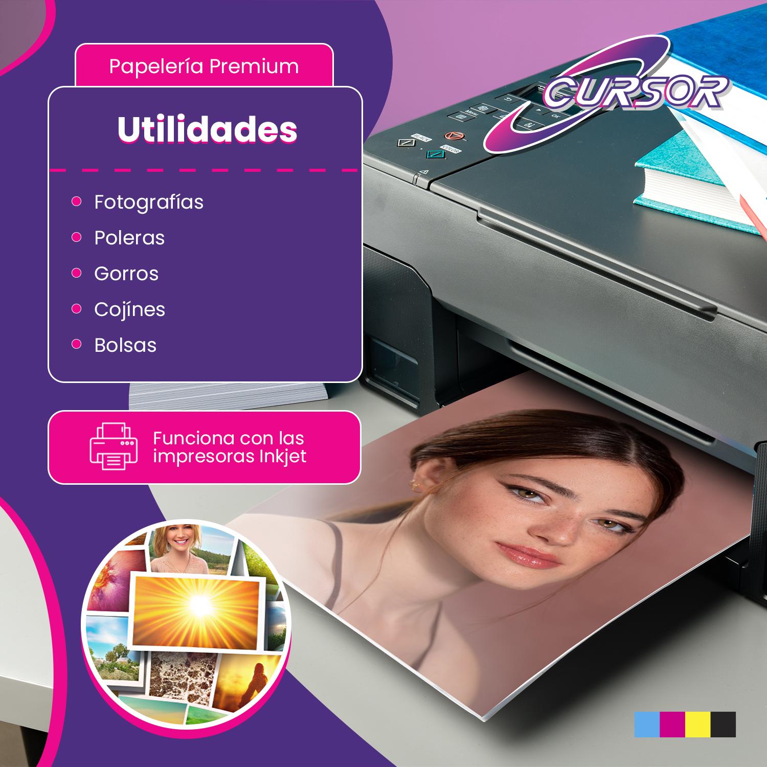 PAPEL TRANSFER TELAS CLARAS 20 HOJAS A4 CURSOR - 8
